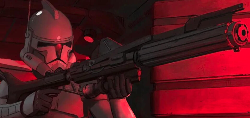 Calcifer/Desolorn's trusty Lightsaber. Utilizing an extremely rare Pontite crystal with a dark core, the blade of this particular Lightsaber is black with a [light blue]{#6ee2ff} glow.