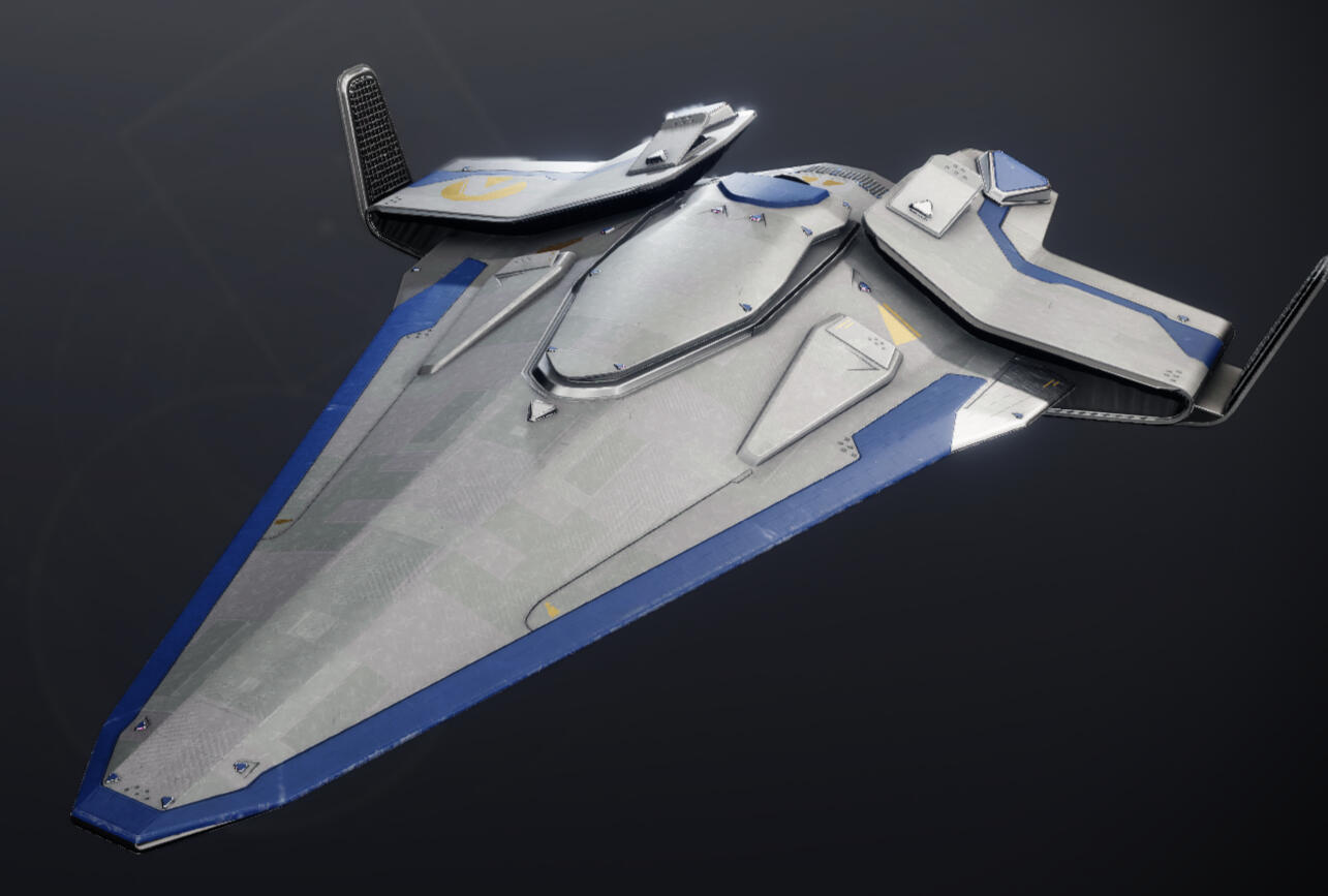 Desolorn's ship and home. Hyperdrive capable, fitted with a cloaking device, and hidden cannons that appear under the hull when entering combat with one cannon that aims backwards. Holds all the living necessities onboard. Can accommodate five people.